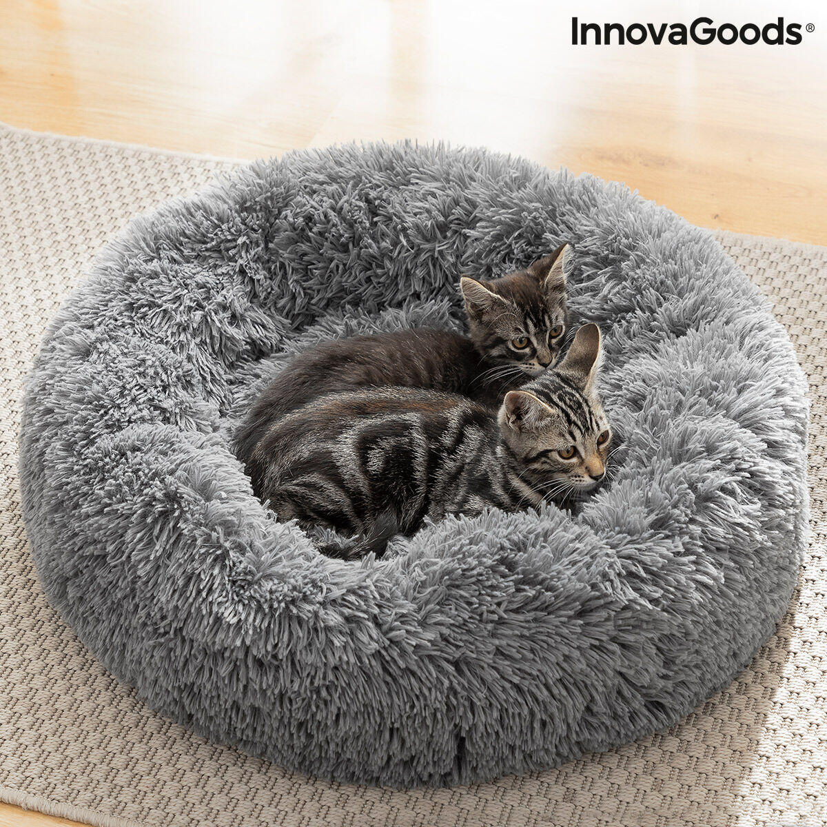 Cama Anti-Stress Donut para Perros y Gatos Medianos